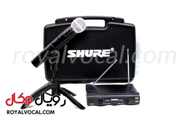 میکروفون بیسیم تک کانال SHURE مدل sm58 (تک دست)