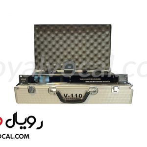 میکروفون بیسیم تک کانال یقه ای و هدست VOCAL مدل V-110KST
